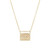 Gold Cloud Postcard Charm Necklace, Aili Jewellery, tomfoolery