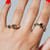 Silver Gemstone Reina Ring, FARIS, tomfoolery