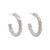 Absolu Twist Silver Hoops, Marion Lebouteiller, tomfoolery