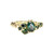 One-Of-A-Kind Teal Sapphire & Champagne Diamond Dryad V Ring, Irena Chmura, tomfoolery