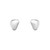 Silver Large Pebble Studs, tf House - Pebble, tomfoolery London