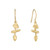 Gold Pebble Trio Drop Earrings, tf House - Pebble, tomfoolery London