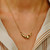 Gold Pebble Balance Necklace, tf House - Pebble, tomfoolery London
