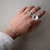 Gea Silver Faceted Bracelet, Maria Manola, tomfoolery