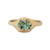 One-Of-A-Kind Emerald Faceted Signet Ring, Maria Manola, tomfoolery