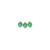 Triple Reverse Set Emerald Stud, metier by tomfoolery 