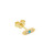 Astra Didi Hexa Turquoise & Diamond Stud, metier by tomfoolery