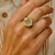 Silver Pebble Prehnite Ring, tf House - Pebble, tomfoolery London