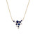 Scatter Blue Sapphire Grand Cascade Pendant, tf House - Infinite, tomfoolery