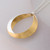Gold & Silver Ribbon Tear Pendant, Deco Echo, tomfoolery