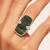 Sangha Statement Ring in Aventurine, Be Maad, tomfoolery