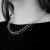 Silver Lily Chain Link Necklace, Sarah Straussberg, tomfoolery
