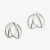 Silver Josephine Earrings, Sarah Straussberg, tomfoolery