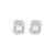 Silver Deti White Sapphire Earrings, Loveness Lee, tomfoolery