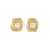 Gold Deti White Sapphire Earrings, Loveness Lee, tomfoolery