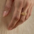 Mara White Sapphire Ring, Loveness Lee, tomfoolery