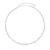 Hali Silver & White Sapphire Necklace, Loveness Lee, tomfoolery