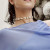 Mea Silver & White Sapphire Necklace, Loveness Lee, tomfoolery
