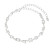Ara Silver & White Sapphire Bracelet, Loveness Lee, tomfoolery