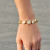 Eda Gold & White Sapphire Bracelet, Loveness Lee, tomfoolery