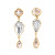 Three Charm Vintage Crystal Earrings, Grainne Morton, tomfoolery