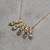 One-Of-A-Kind Knitted Fan Sapphire Pendant, Rosalyn Faith, tomfoolery