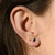 SOLO Bezel Emerald Studs, tf House - Infinite, tomfoolery