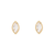 SOLO Bezel Morganite Studs, tf House - Infinite, tomfoolery