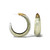 Sage Luminous Lucite Edged Hoops, Alexis Bittar, tomfoolery