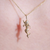 Mermaid Charm Necklace, Vazana, tomfoolery
