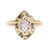 Salt & Pepper Halo Ring, Ciara Bowles, tomfoolery