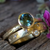 Textured Yellow Gold Diamond Band, Shimara Carlow, tomfoolery