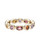 Peach Mélange Mixed Cut Eternity Ring, tf House - Bands, tomfoolery