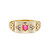 Antique Gold & Spinel Engraved Ring, Preloved, tomfoolery 