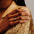 Diamond Gold & Platinum Engraved Milgrain Ring