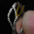 Silver Eyelet Remember Ring, Franny E, tomfoolery