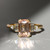 Empire Five Step Morganite & Diamond Ring, tf House - Art Echo, tomfoolery