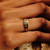 Yellow Gold & Star Set Emerald Ring, Preloved, tomfoolery 