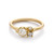 Beaded Contrast Diamond Cluster Ring, Ruth Tomlinson, tomfoolery