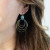 Moonstone Ripple Rim Drop Earrings, Austin Titus, tomfoolery