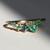 One-Of-A-Kind Green Sapphire & Emerald Tiara Ring, tf House - Bands, tomfoolery