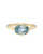 SOLO East West Oval Teal Sapphire Ring, tf House - Infinite, tomfoolery