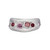 Alex Silver Signet Ring in Pink, Mia Vilcins, tomfoolery
