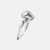 Silver Clear Crystal Sharp Alien Ear Cuff, Alan Crocetti, tomfoolery