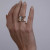 Gold Lilac Crystallised Armour Ring, Alan Crocetti, tomfoolery
