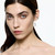 Silver Clear Drip Ear Cuff