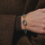 Irregular Aquamarine Statement Bracelet, Margoni, tomfoolery