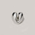 Silver Open Heart Ring, Annika Inez, tomfoolery