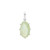 Silver Pebble Oval Prehnite Charm, tf House - Pebble, tomfoolery London