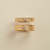 Dala Wide Diamond Scatter Band, metier by tomfoolery